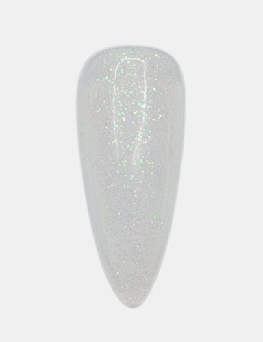 81 - polar white glitter