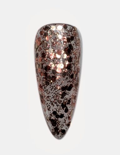 106 -golden copper glitter